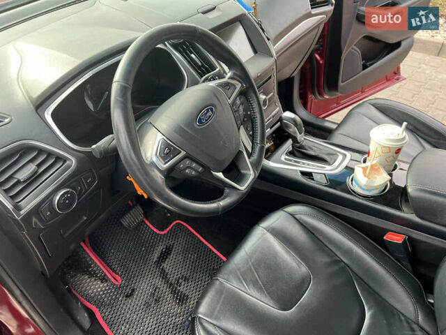 Красный Форд Эдж, объемом двигателя 2 л и пробегом 105 тыс. км за 18000 $, фото 9 на Automoto.ua