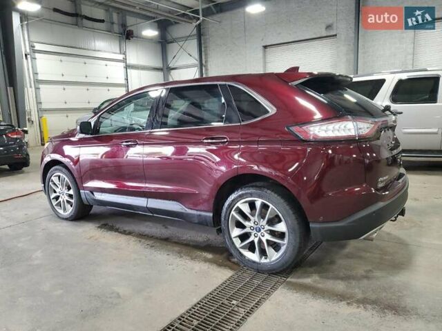 Красный Форд Эдж, объемом двигателя 2 л и пробегом 77 тыс. км за 3000 $, фото 1 на Automoto.ua