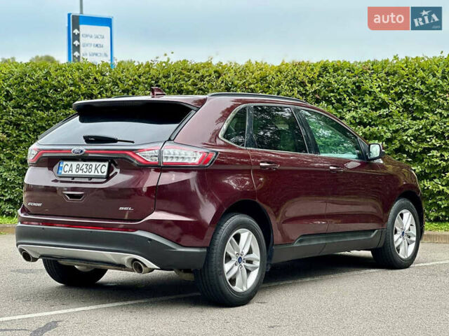 Красный Форд Эдж, объемом двигателя 3.5 л и пробегом 80 тыс. км за 16700 $, фото 2 на Automoto.ua