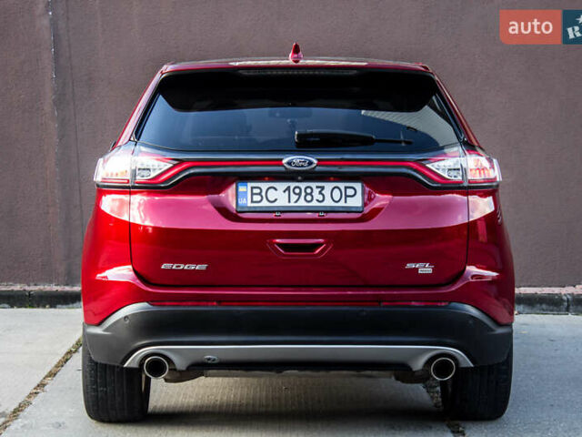 Красный Форд Эдж, объемом двигателя 3.5 л и пробегом 135 тыс. км за 15900 $, фото 9 на Automoto.ua