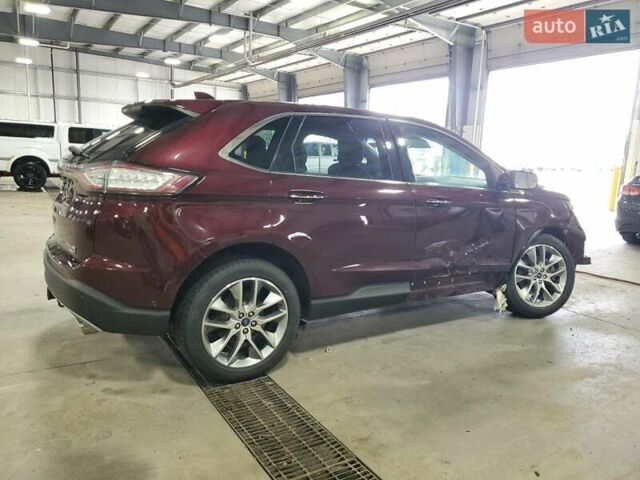 Красный Форд Эдж, объемом двигателя 2 л и пробегом 77 тыс. км за 3000 $, фото 2 на Automoto.ua