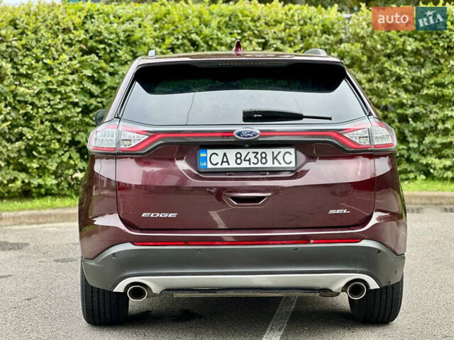 Красный Форд Эдж, объемом двигателя 3.5 л и пробегом 80 тыс. км за 16700 $, фото 3 на Automoto.ua
