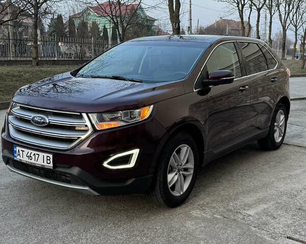 Форд Эдж 2017 в Ивано-Франковске на Automoto.ua Красный Форд Эдж, объемом двигателя 2 л и пробегом 169 тыс. км за 15500 $, фото 3 на Automoto.ua