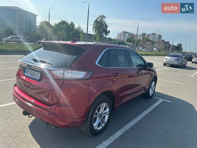 Червоний Форд Едж, об'ємом двигуна 3.5 л та пробігом 112 тис. км за 15900 $, фото 15 на Automoto.ua
