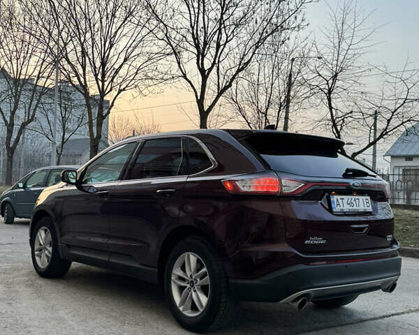 Форд Эдж 2017 в Ивано-Франковске на Automoto.ua Красный Форд Эдж, объемом двигателя 2 л и пробегом 169 тыс. км за 15500 $, фото 5 на Automoto.ua