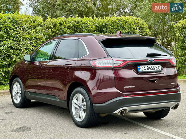 Красный Форд Эдж, объемом двигателя 3.5 л и пробегом 80 тыс. км за 16700 $, фото 4 на Automoto.ua