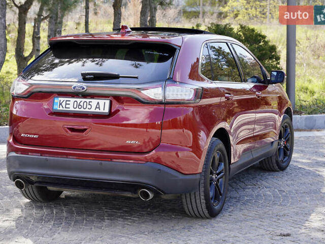Форд Едж 2017 у Дніпро (Дніпропетровську) на Automoto.ua Червоний Форд Едж, об'ємом двигуна 3.5 л та пробігом 75 тис. км за 20800 $, фото 5 на Automoto.ua