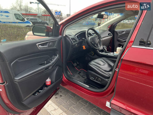 Красный Форд Эдж, объемом двигателя 2 л и пробегом 105 тыс. км за 18000 $, фото 7 на Automoto.ua