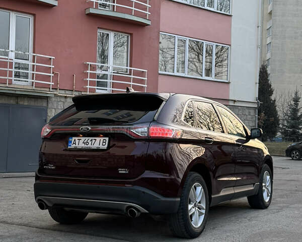 Форд Эдж 2017 в Ивано-Франковске на Automoto.ua Красный Форд Эдж, объемом двигателя 2 л и пробегом 169 тыс. км за 15500 $, фото 6 на Automoto.ua