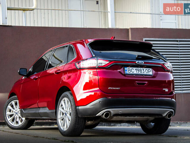 Красный Форд Эдж, объемом двигателя 3.5 л и пробегом 135 тыс. км за 15900 $, фото 8 на Automoto.ua