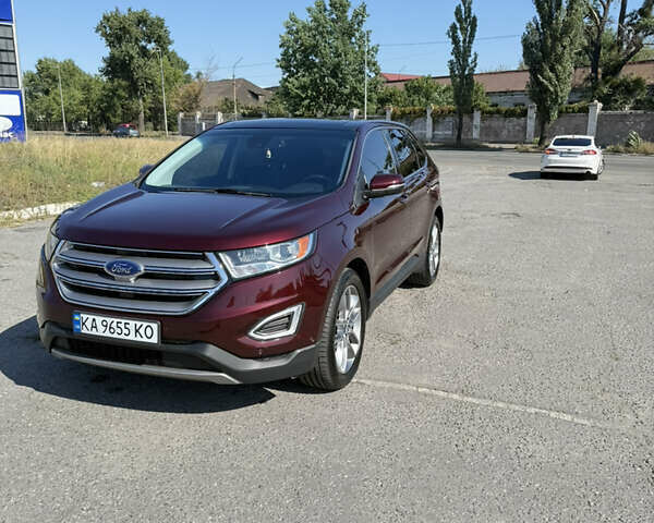 Красный Форд Эдж, объемом двигателя 3.5 л и пробегом 98 тыс. км за 20800 $, фото 2 на Automoto.ua
