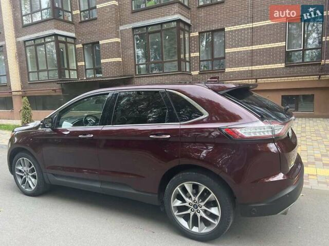 Красный Форд Эдж, объемом двигателя 3.5 л и пробегом 55 тыс. км за 23000 $, фото 5 на Automoto.ua