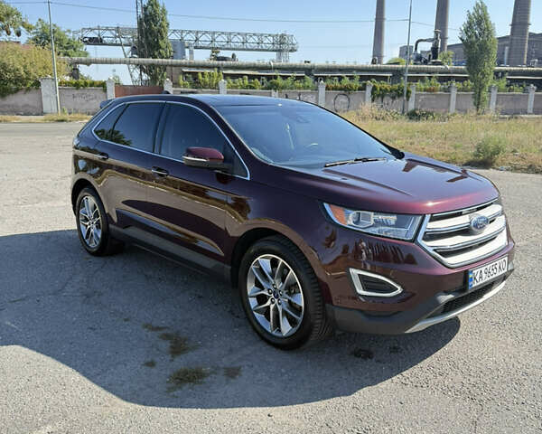 Красный Форд Эдж, объемом двигателя 3.5 л и пробегом 98 тыс. км за 20800 $, фото 1 на Automoto.ua