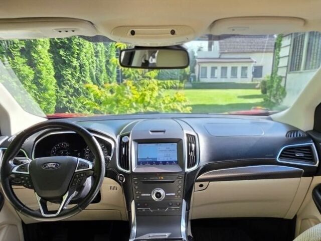 Красный Форд Эдж, объемом двигателя 2 л и пробегом 95 тыс. км за 10300 $, фото 6 на Automoto.ua