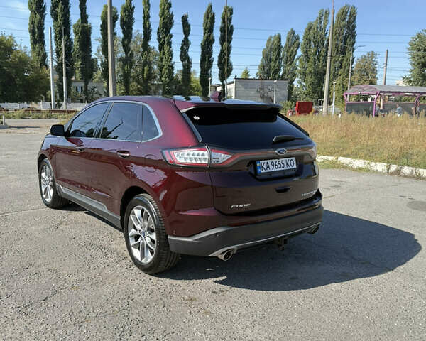 Красный Форд Эдж, объемом двигателя 3.5 л и пробегом 98 тыс. км за 20800 $, фото 5 на Automoto.ua