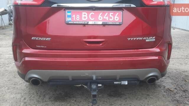 Красный Форд Эдж, объемом двигателя 2 л и пробегом 168 тыс. км за 16400 $, фото 10 на Automoto.ua