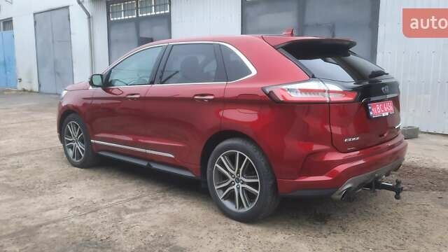 Красный Форд Эдж, объемом двигателя 2 л и пробегом 168 тыс. км за 16400 $, фото 2 на Automoto.ua