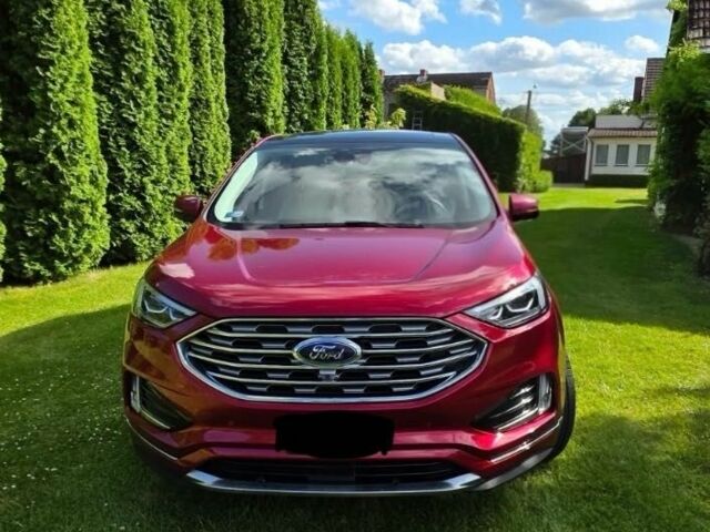 Красный Форд Эдж, объемом двигателя 2 л и пробегом 95 тыс. км за 10300 $, фото 2 на Automoto.ua