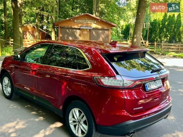 Красный Форд Эдж, объемом двигателя 2 л и пробегом 130 тыс. км за 17900 $, фото 15 на Automoto.ua