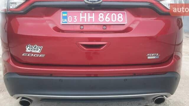Форд Эдж 2018 в Ровно на Automoto.ua Красный Форд Эдж, объемом двигателя 2 л и пробегом 172 тыс. км за 13400 $, фото 30 на Automoto.ua