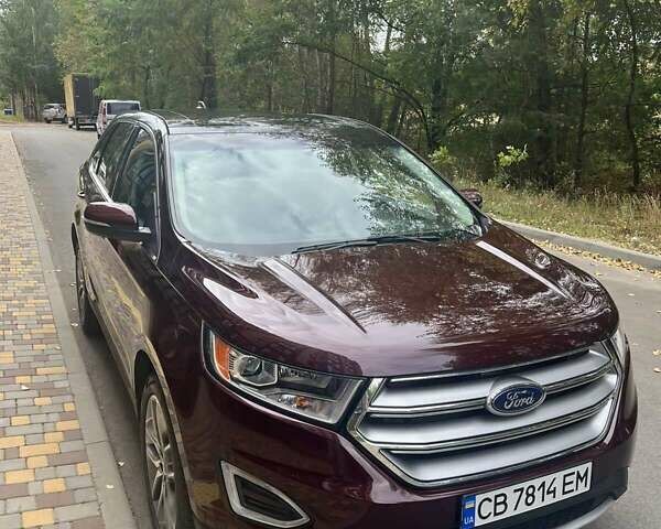 Красный Форд Эдж, объемом двигателя 3.5 л и пробегом 55 тыс. км за 23000 $, фото 2 на Automoto.ua