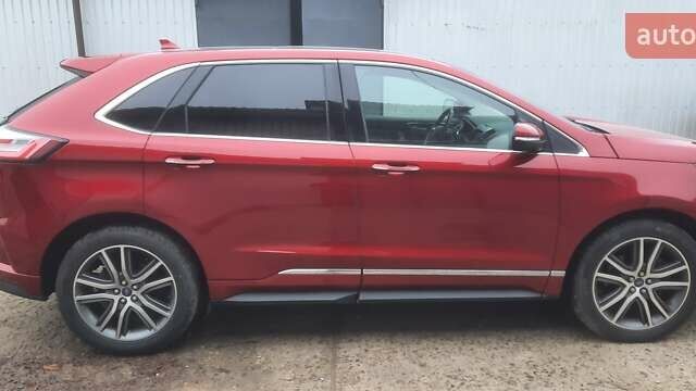 Красный Форд Эдж, объемом двигателя 2 л и пробегом 168 тыс. км за 16400 $, фото 5 на Automoto.ua