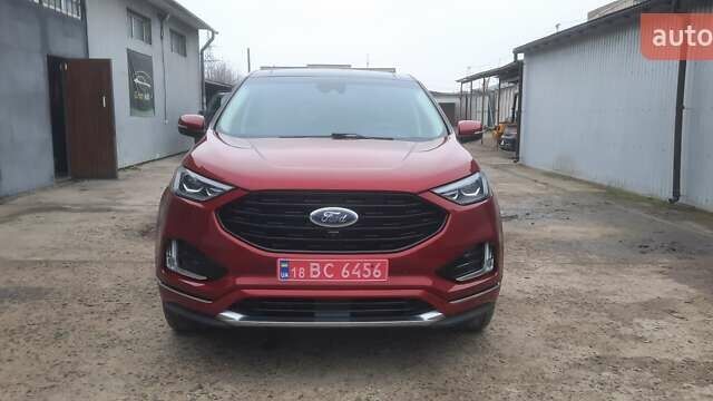 Красный Форд Эдж, объемом двигателя 2 л и пробегом 168 тыс. км за 16400 $, фото 7 на Automoto.ua