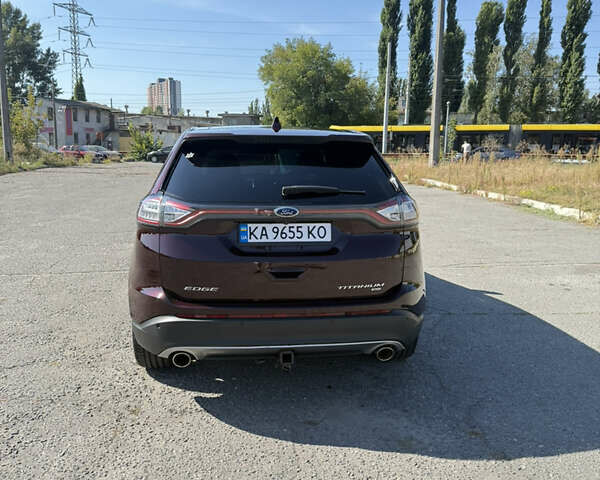 Красный Форд Эдж, объемом двигателя 3.5 л и пробегом 98 тыс. км за 20800 $, фото 6 на Automoto.ua