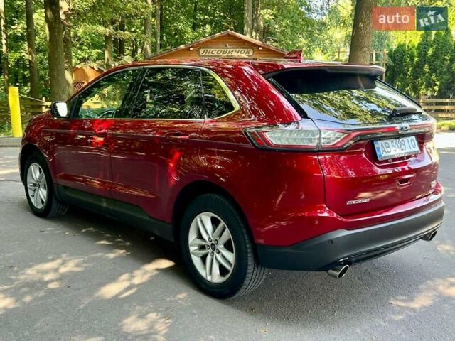 Красный Форд Эдж, объемом двигателя 2 л и пробегом 130 тыс. км за 17900 $, фото 11 на Automoto.ua