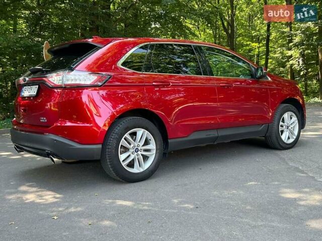 Красный Форд Эдж, объемом двигателя 2 л и пробегом 130 тыс. км за 17900 $, фото 5 на Automoto.ua