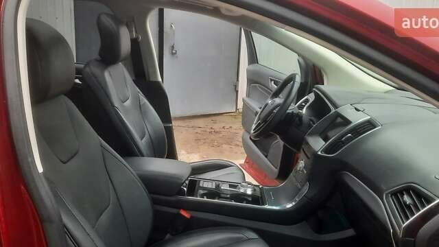 Красный Форд Эдж, объемом двигателя 2 л и пробегом 168 тыс. км за 16400 $, фото 21 на Automoto.ua