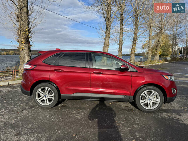 Красный Форд Эдж, объемом двигателя 3.5 л и пробегом 67 тыс. км за 17800 $, фото 4 на Automoto.ua