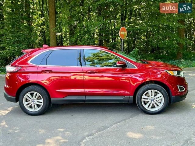 Красный Форд Эдж, объемом двигателя 2 л и пробегом 130 тыс. км за 17900 $, фото 7 на Automoto.ua