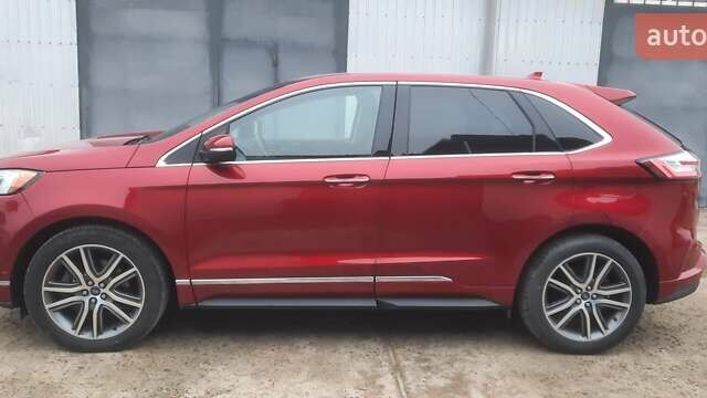 Красный Форд Эдж, объемом двигателя 2 л и пробегом 168 тыс. км за 16400 $, фото 1 на Automoto.ua