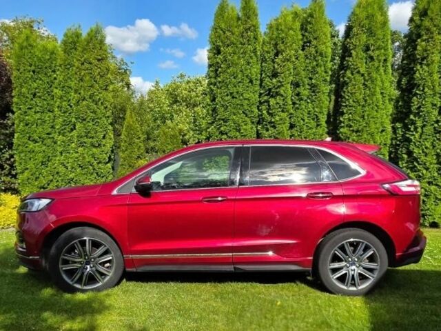 Красный Форд Эдж, объемом двигателя 2 л и пробегом 95 тыс. км за 10300 $, фото 5 на Automoto.ua