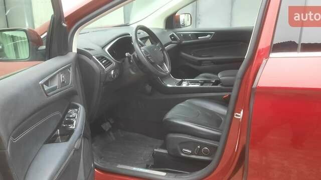 Красный Форд Эдж, объемом двигателя 2 л и пробегом 168 тыс. км за 16400 $, фото 14 на Automoto.ua