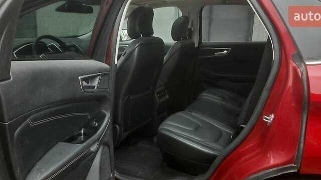 Красный Форд Эдж, объемом двигателя 2 л и пробегом 168 тыс. км за 16400 $, фото 18 на Automoto.ua