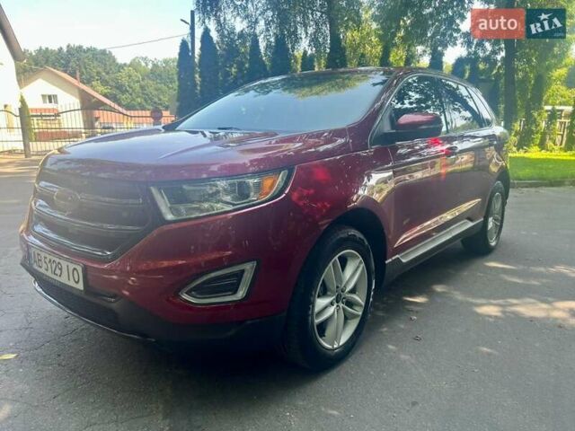 Красный Форд Эдж, объемом двигателя 2 л и пробегом 130 тыс. км за 17900 $, фото 4 на Automoto.ua