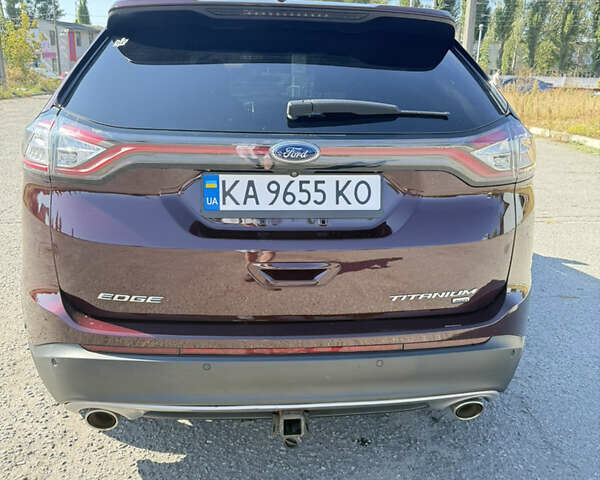 Красный Форд Эдж, объемом двигателя 3.5 л и пробегом 98 тыс. км за 20800 $, фото 7 на Automoto.ua