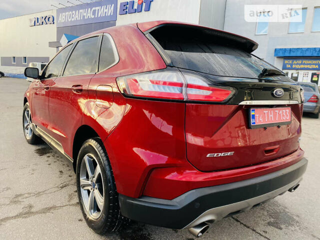 Червоний Форд Едж, об'ємом двигуна 2 л та пробігом 68 тис. км за 19950 $, фото 3 на Automoto.ua