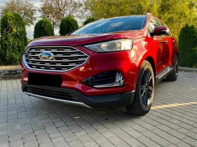 Красный Форд Эдж, объемом двигателя 2 л и пробегом 120 тыс. км за 13800 $, фото 3 на Automoto.ua