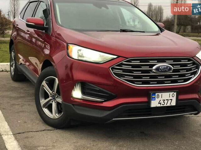 Красный Форд Эдж, объемом двигателя 2 л и пробегом 87 тыс. км за 25500 $, фото 15 на Automoto.ua