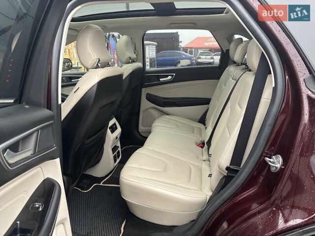 Красный Форд Эдж, объемом двигателя 2 л и пробегом 50 тыс. км за 19900 $, фото 22 на Automoto.ua