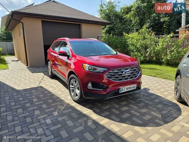 Красный Форд Эдж, объемом двигателя 2 л и пробегом 22 тыс. км за 24900 $, фото 2 на Automoto.ua