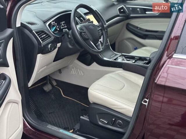 Красный Форд Эдж, объемом двигателя 2 л и пробегом 50 тыс. км за 19900 $, фото 17 на Automoto.ua