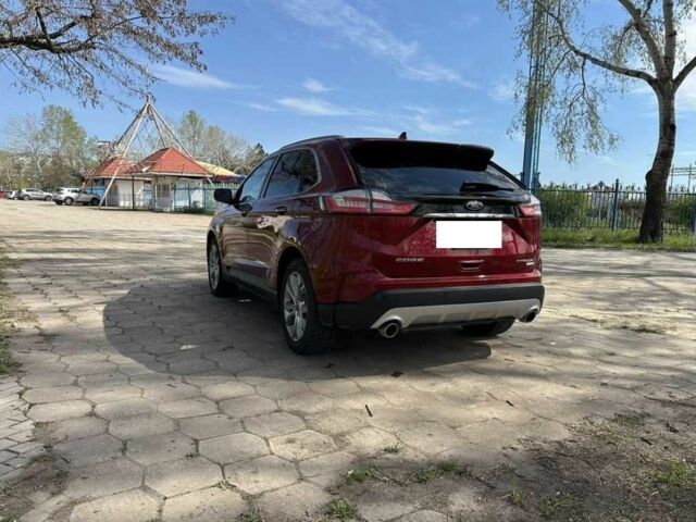 Красный Форд Эдж, объемом двигателя 2 л и пробегом 87 тыс. км за 12300 $, фото 4 на Automoto.ua