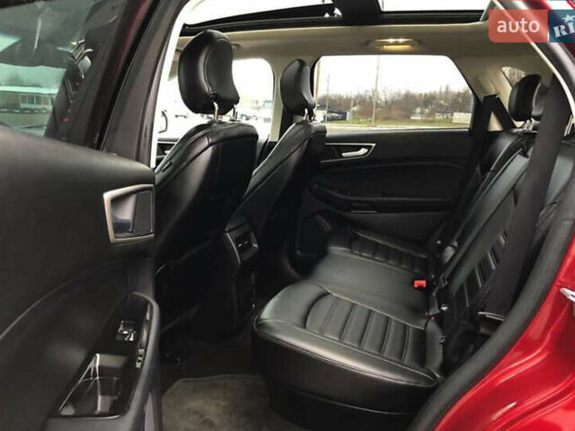 Красный Форд Эдж, объемом двигателя 2 л и пробегом 87 тыс. км за 25500 $, фото 6 на Automoto.ua