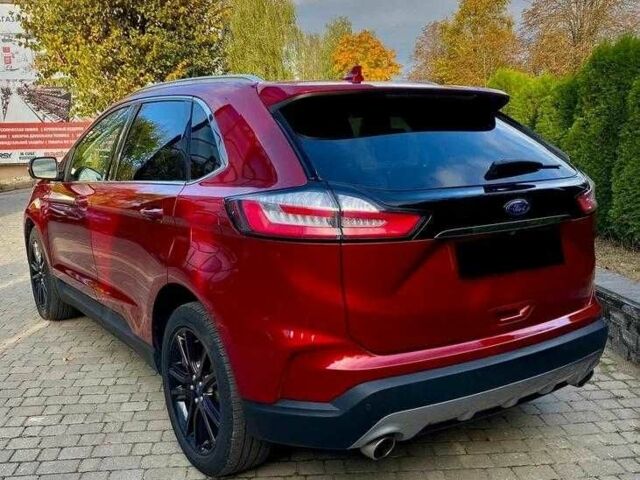 Красный Форд Эдж, объемом двигателя 2 л и пробегом 120 тыс. км за 13800 $, фото 1 на Automoto.ua