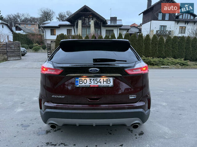 Красный Форд Эдж, объемом двигателя 2 л и пробегом 193 тыс. км за 16500 $, фото 10 на Automoto.ua
