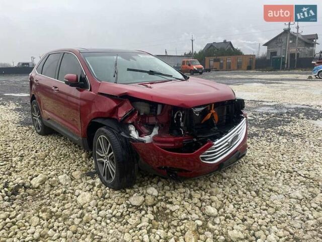 Красный Форд Эдж, объемом двигателя 2 л и пробегом 72 тыс. км за 10500 $, фото 3 на Automoto.ua